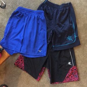 3 PAIRS BOYS SIZE 8 basketball shorts!!